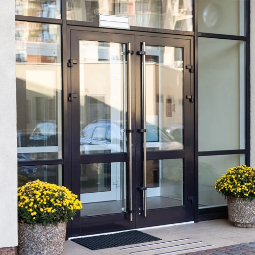 Interior and Exterior Glass Doors