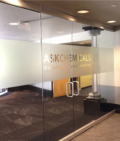 Commercial Custom Frosted Glass Entrance