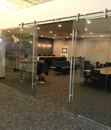 Sliding Glass Entrance Doors