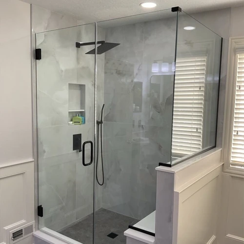 Semi-Frameless Shower Doors